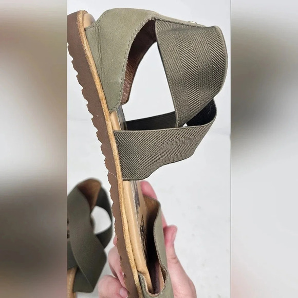 Sorel Womens Ella Gladiator Leather Open Toe Slingback Strappy Sandal Size 9.5 - Picture 9 of 16